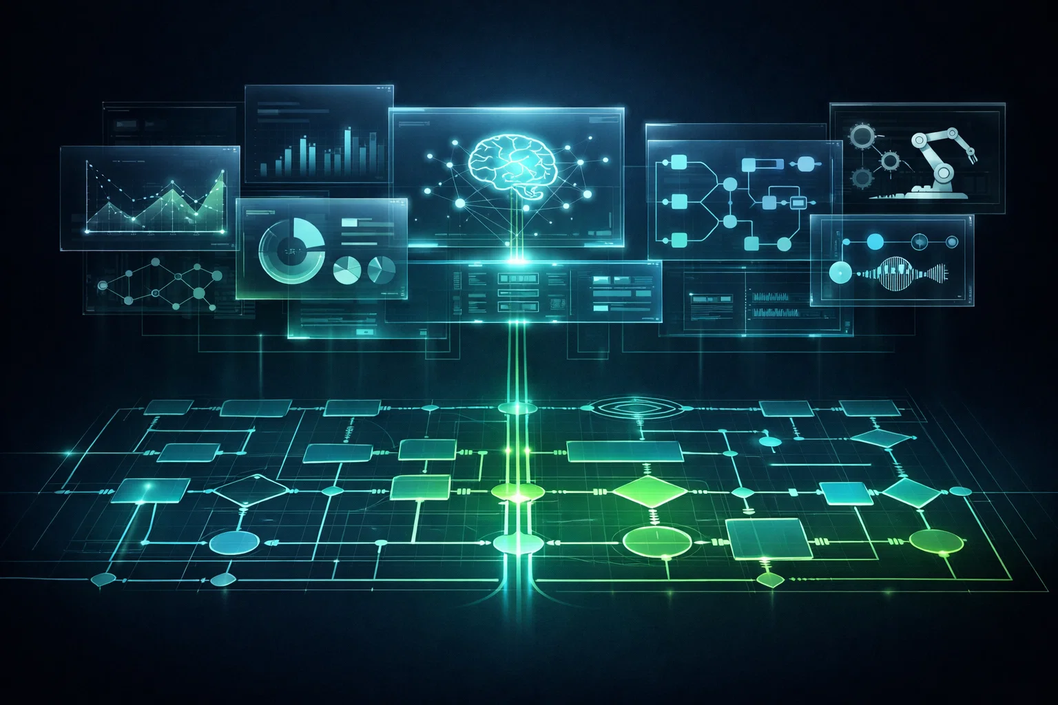 AI tools overlaying organisational operating model showing structural bottlenecks and execution constraints