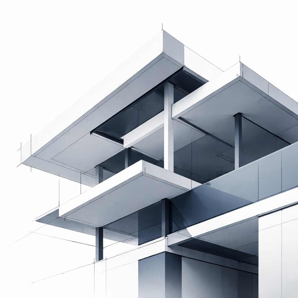 Slightly misaligned architecture